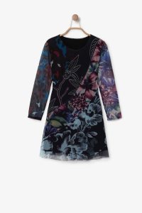 Desigual 3D effect floral Saty Dievcenske | LADF-85603