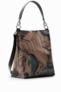 Desigual Camouflage bucket Tasky Damske | PVWQ-97132