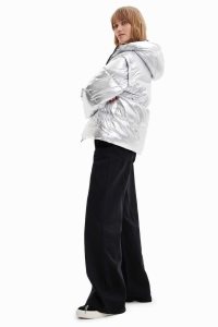 Desigual Detachable sleeve padded Bundy Damske | ZHFI-39261
