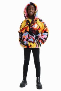 Desigual Digitálny print fleece Kabáty Dievcenske | VSDI-17936