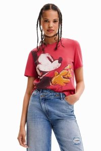 Desigual Disney's Mickey Mouse T-shirt Pleteniny Damske | VZKJ-15862