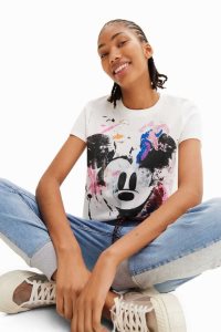 Desigual Disney's Mickey Mouse arty Tricko Damske | CGUT-83269