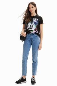 Desigual Disney's Mickey Mouse arty Tricko Damske | JBNF-89136