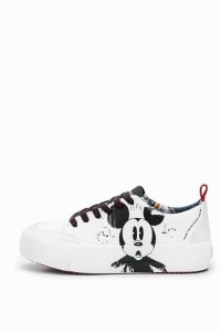 Desigual Disney's Mickey Mouse platform sneakers Pleteniny Damske | BEOZ-63054