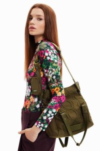 Desigual Embossed circles Tasky Damske | TYCK-18350