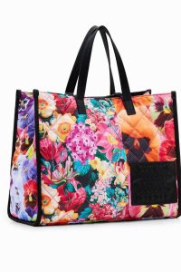 Desigual Extra large floral patchwork shopper Tasky Damske | GVJQ-80356
