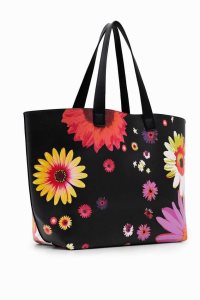 Desigual Extra-large reversible floral shopper Tasky Damske | OQSZ-10569