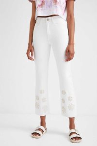 Desigual Flared cropped Džínsy Damske | JLCY-84502