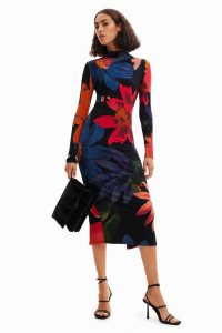 Desigual Floral midi Kombinéza Damske | XNUB-15726