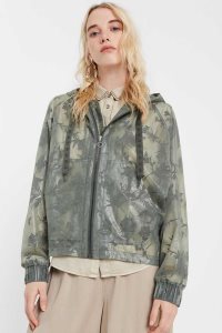 Desigual Floral transparent windbreaker Bundy Damske | SIQF-23846