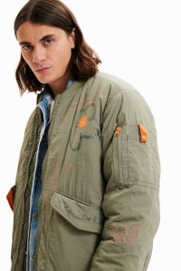 Desigual Flower bomber Kabáty Panske | DGPC-57261