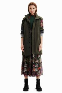 Desigual Hybrid long parka Bundy Damske | YMGN-51892