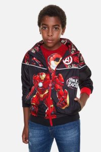 Desigual Iron Man hood Kabáty Chlapcenske | GOSE-14859
