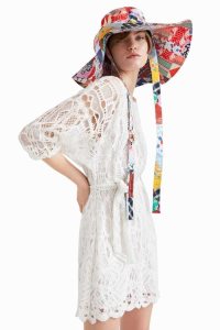 Desigual Johnson Hartig crochet-style Kombinéza Damske | HKEY-03614