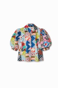 Desigual Johnson Hartig patchwork Topy Damske | EUSL-49125