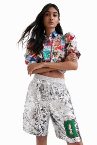 Desigual Johnson Hartig sequined Leginy Damske | HPQD-39417