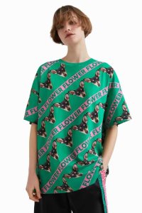 Desigual Johnson Hartig unisex oversize Tricko Damske | ORUD-78452