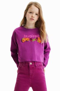 Desigual Kratke flower Tricko Dievcenske | JXVY-81476