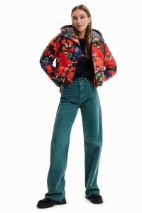 Desigual Kratke padded floral Bundy Damske | HMGY-75103