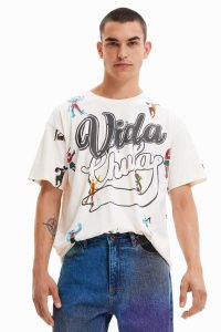 Desigual Kratke-sleeve dancing Polokosele Panske | NCYF-78621