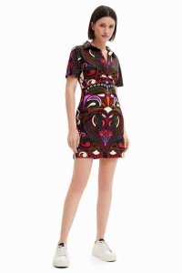 Desigual Kratke slim retro Saty Damske | ZALY-98764