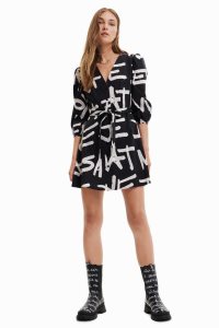 Desigual Kratke with messages Saty Damske | PGKU-51036