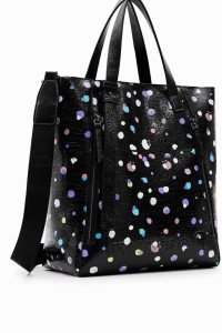 Desigual Large polka dot shopper Tasky Damske | ZHNB-16437