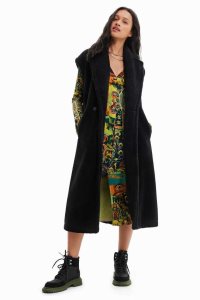 Desigual Long fleece gilet Bundy Damske | JITM-12749