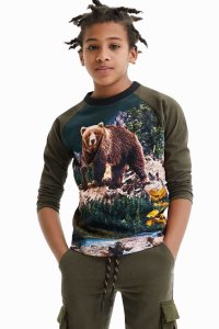 Desigual Long-sleeve bear Tricko Chlapcenske | DOSC-12694