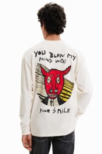 Desigual Long-sleeve illustration Polokosele Panske | IZVL-27539