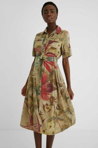 Desigual Long tropical shirt Kombinéza Damske | VTUX-09571
