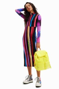 Desigual M. Christian Lacroix slim striped midi Kombinéza Damske | IYMW-10947