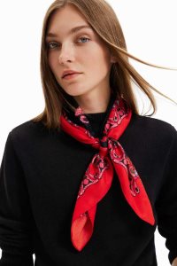 Desigual M. Christian Lacroix square foulard Satky Damske | PDAL-02173