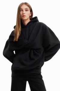 Desigual Maitrepierre knot hooded Mikiny Damske | TCZO-98734