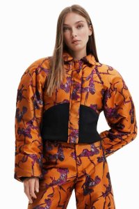 Desigual Maitrepierre short bomber Bunda Puffer Damske | DRQA-30827