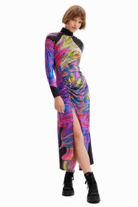 Desigual Maria Escote slim midi Kombinéza Damske | SWMD-95072