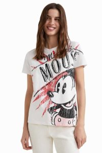 Desigual Mickey Mouse T-shirt Pleteniny Damske | MHNP-12973