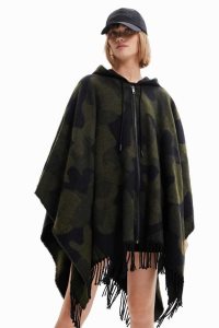 Desigual Military poncho Bundy Damske | ZMPB-70912