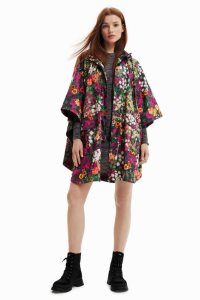 Desigual Mini floral raincoat Bundy Damske | ENQR-12847