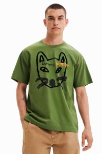 Desigual Oversize cat Polokosele Panske | AOZI-10839