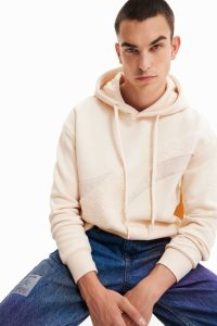 Desigual Oversize hoodie Mikiny Panske | XJBT-51476