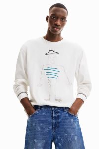 Desigual Oversize long-sleeve Polokosele Panske | OYFV-51280