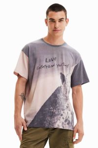Desigual Oversize mountain Polokosele Panske | LFWN-23514