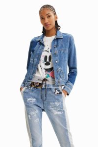 Desigual Patchwork denim Bundy Damske | TCIF-34857