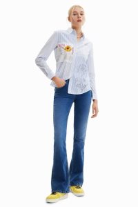 Desigual Patchwork striped Topy Damske | LGXC-69483