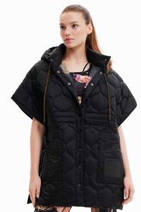 Desigual Patchwork technical poncho Mikiny Damske | KTJV-23806