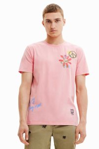 Desigual Peace short-sleeve Polokosele Panske | HDTE-06471