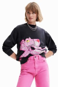 Desigual Pink Panther Mikiny Damske | FRQA-34289