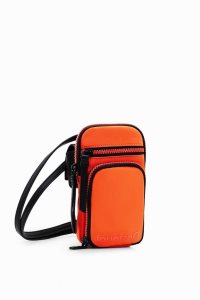 Desigual Plain smartphone pouch with logo Penazenky Damske | BUJK-20563