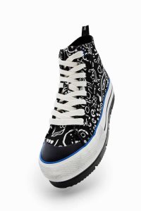Desigual Platforme high-top with illustrations Tenisky Damske | MVZL-27015
